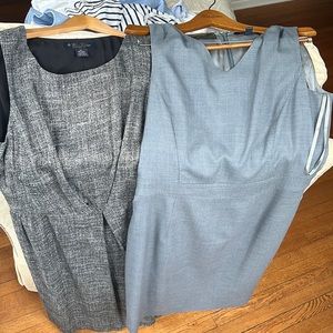 Two Brooks Brothers dresses.